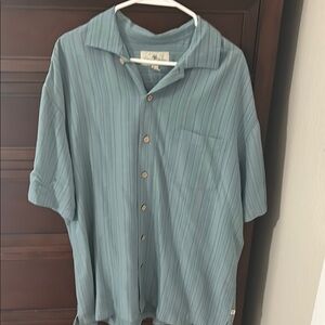 Men's Blue Striped Shirt